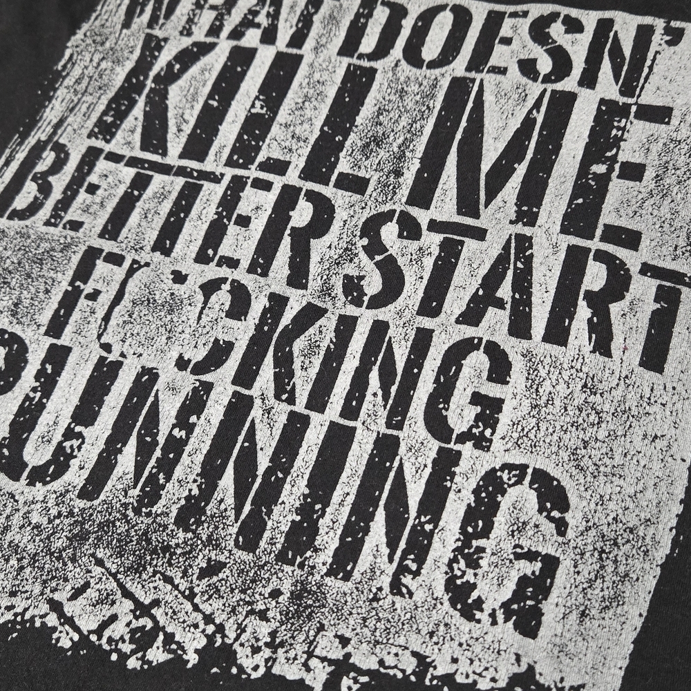 Grunt Style What doesn't kill me, better start running short sleeve tShirt, S - Picture 7 of 7
